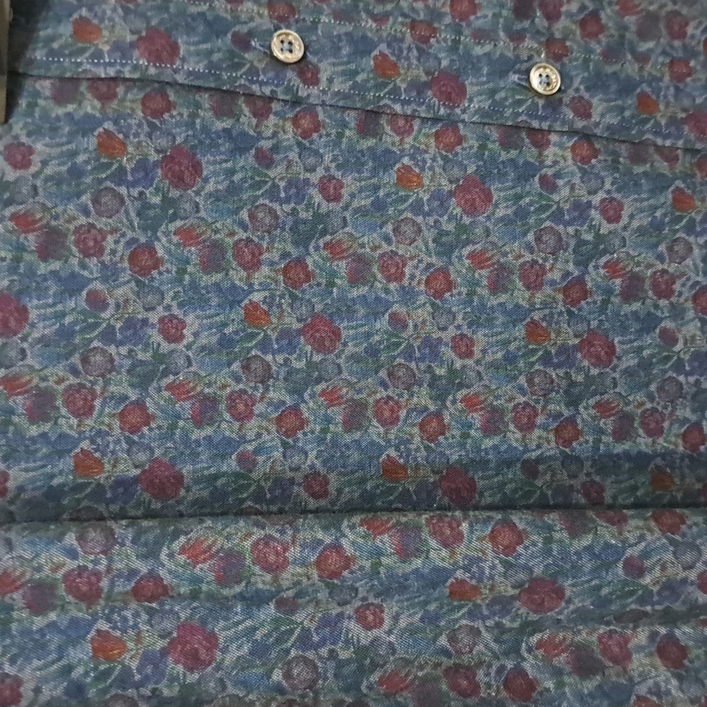 Bugatchi Floral Woven Long-Sleeve Shirt - Picture 5 of 10